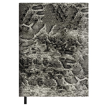 Ежедневник недатированный ESCALADA, А6+, 160 л., арт. 70692/ 20 ПИТОН СЕРЫЙ (кожзам: 126х174 мм, мяг